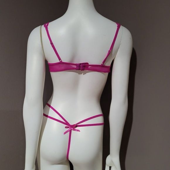 Sequin Floral Lace Teddy Bodysuit Lingerie - Picture 4 of 6